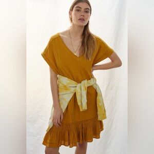 Anthropologie Daily Practice Ruffle Dress